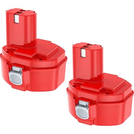 Akku für Elektrowerkzeuge, 14,4 V, 4800 mAh Kapazität, 2 Stück 12800 mAh (1/2)