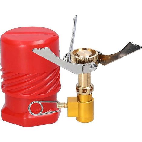 Portable camping réchaud Backpacking GasBurner pliable Camp tête 1600W pour extérieur cuisson pique-nique (1/5)