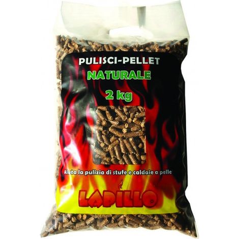 Puliscipellet 2 kg Lapillo 8 Pezzi