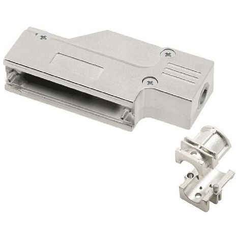 encitech DCMR37-HI-K 6560-0701-04 Capot SUB-D Nombre de pôles: 37 zinc moulé sous pression 90 ° métal 1 pc(s) (1/5)