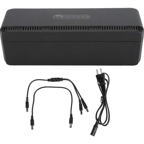 8800 mAh USV-Akku, PoE-Anschluss (15 V/24 V), USB-Ausgang (5 V/9 V/12 V), unterbrechungsfreie Stromversorgung, Mini-U-Gehäuse