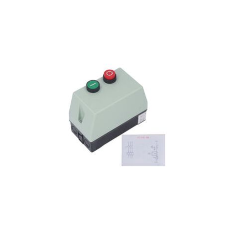 Démarreur de moteur électrique magnétique IP55 interrupteur de commande de démarrage de moteur étanche monophasé 220 230 V 3 phases 380 400 V