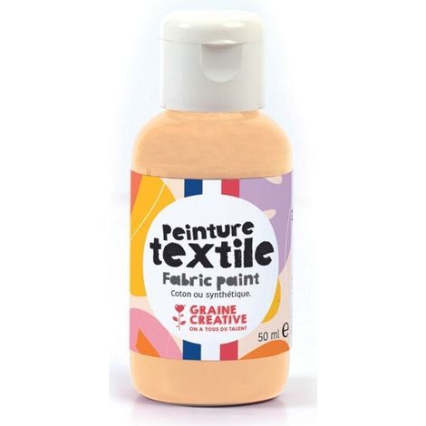 Peinture pour textile 50 ml - beige (1/4)