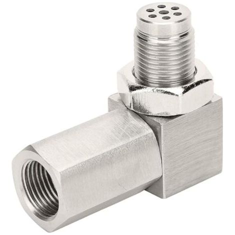 Sauerstoffsensorverlängerung, M18 x 1,5, Edelstahl, 90°, zum Ausbau der Lambdasonde, Adapter für CEL Fix Pkw/Lkw Katalysator (1/5)