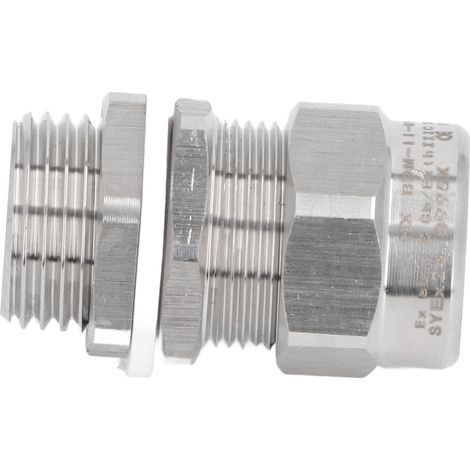 Presse-étoupe inox 304 G1/2 IP66 étanche connecteur câble blindé pour véhicules engins marins (1/5)