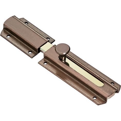 10PZ CATENACCIO TRASVERSALE BRONZATO LEGGERO art. 805 mm. 80