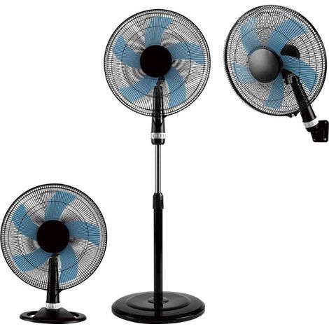 Ventilador de Pie 40cm Sogo SS21265 Negro, Azul