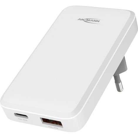 Ansmann 265PD USB Ladegerät 65 W 1x USB-A, 1x USB-C® USB PD  Innenbereich (1/2)