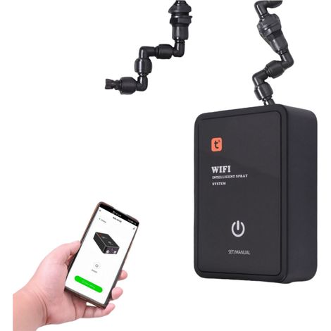 Système de brumisation intelligent WiFi pour terrarium – brumisateur automatique avec application, buses réglables 360° et minuterie programmable