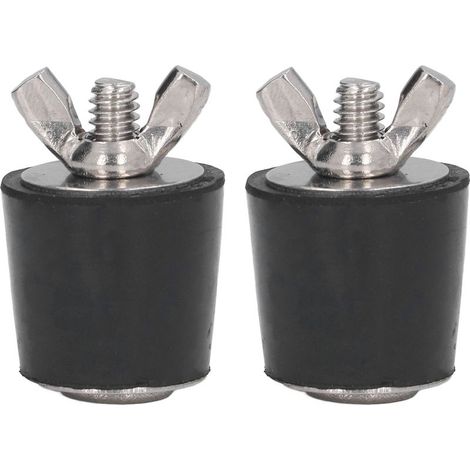 Bouchons d'expansion pour piscine - 2 pièces - Plug d'hivernage en caoutchouc tapered 25mm - Accessoires de piscine (1/4)