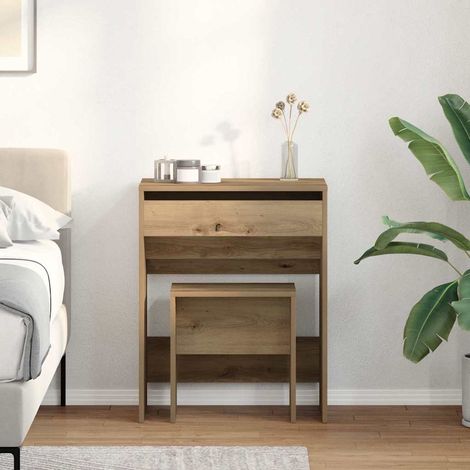 Schminktisch Artisan-Eiche 60 x 40 x 75 cm Holzwerkstoff