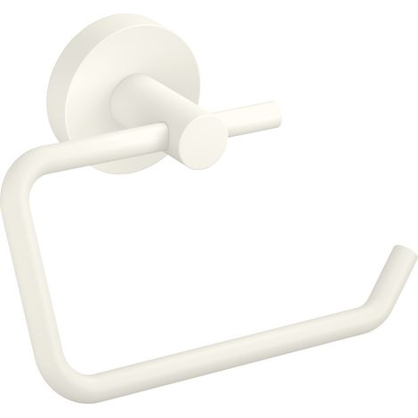 tesa MOON WHITE Toilettenpapierhalter Klebstoff  Metall (1/2)