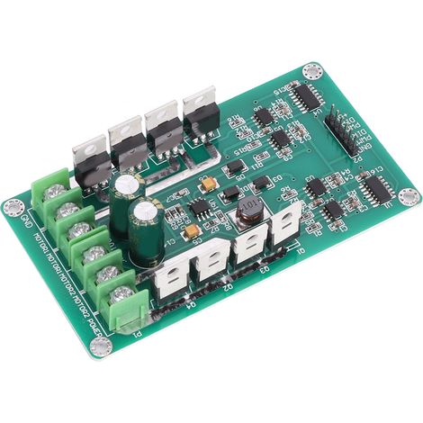 Module d'entraînement industriel de moteur à courant continu à double canal 15A avec composant électronique de fonction de freinage