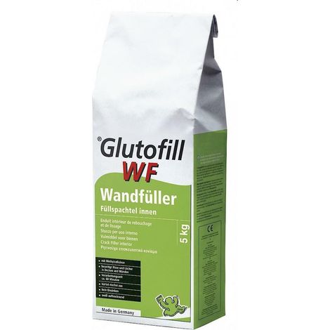 GLUTOFILL WF 5 - STUCCO RASANTE A BASE DI GESSO PER INTERNI IDEALE PER GROSSI RIEMPIMENTI FINO A 30MM 5 KG - TILLMANNS