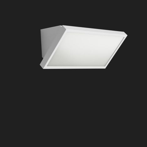 Applique moderno lampadari bartalini oenec cct led ip65 policarbonato, colore bianco (1/5)