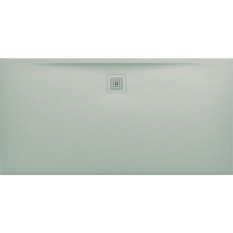 Receveur de douche LAUFEN PRO, rectangulaire, écoulement latéral long, 1600 x 800 x 32 mm, gris clair LAUFEN