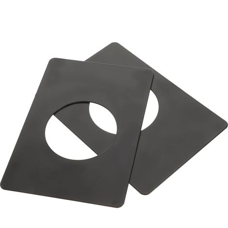 Plaque de Réparation en Acier Inoxydable Renfort Solide, Surface Lisse, 2 Pièces pour Serrure de Porte pour Portes Intérieures et Chambres (1/5)