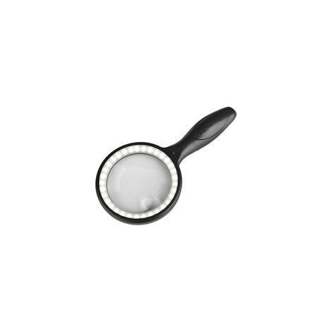 Loupe, Lezione Loupe 30X 60X La Lente d'Ingrandimento con 33 Luci LED Lente d'Ingrandimento LED Lente d'Ingrandimento in Inglese - Mega Lente di Lettura Una Lente di Lettura USB Ricaricabile Lente di (1/4)
