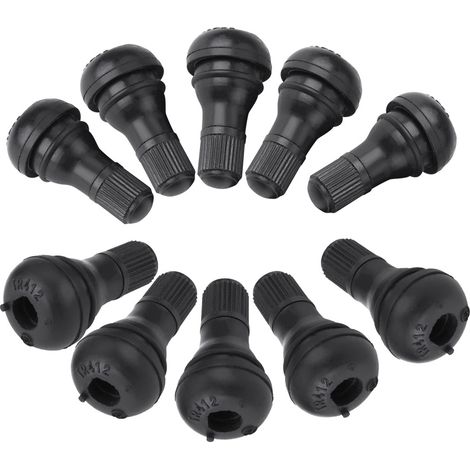 Tige de Robinet/Vanne en Caoutchouc Noir 1.4" - Résistant au Froid, pour Équipement de Jardin et VTT