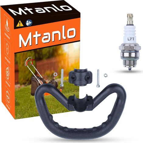 Poignée de tailleuse avec bougie L7T pour débroussailleuse Tanak TBC-232 TBC-262 TBC-322 TBC-325 compatible avec moteurs 2 temps Husqvarna 33cc-52cc Remplace 500-33560-200 (1/5)