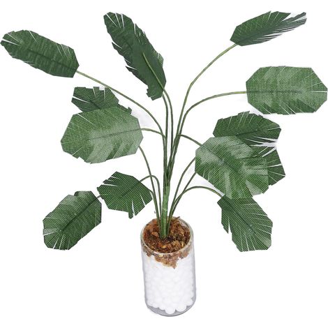 1:12 Miniatur-Puppenhauspflanzen Lebendiger Bananenbaum Simulation Bonsai Pflanzendekoration S (1/5)