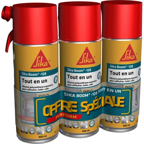 Lot de 3 Mousse PU expansive 128-400ml (1/5)