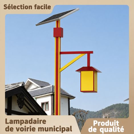 Lampadaire solaire d'extérieur haute luminosité MT6000 IP65 mt6000 6 kg – Livraison gratuite (1/5)