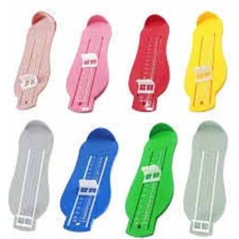 TrAdE Shop Traesio - Strumento Misurazione Piede Per Scarpe Lunghezza 6-20 Cm Righello Bimbi Crescita -