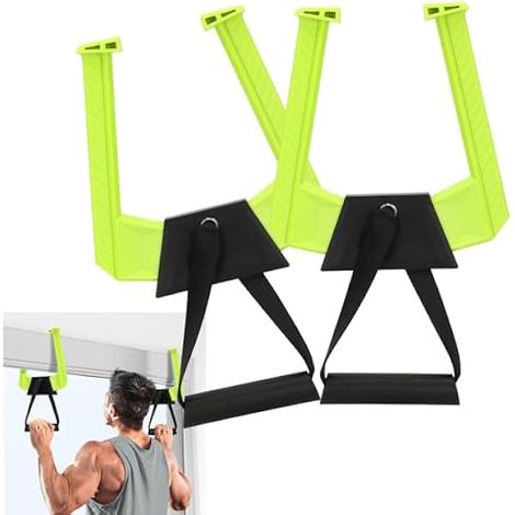 Barre De Traction Portative Pour Cadre De Porte - Réglable 60 À 95 Cm - Charge Maximale 150 Kg - Design À Double Poignée Rotative - 1 Pièce