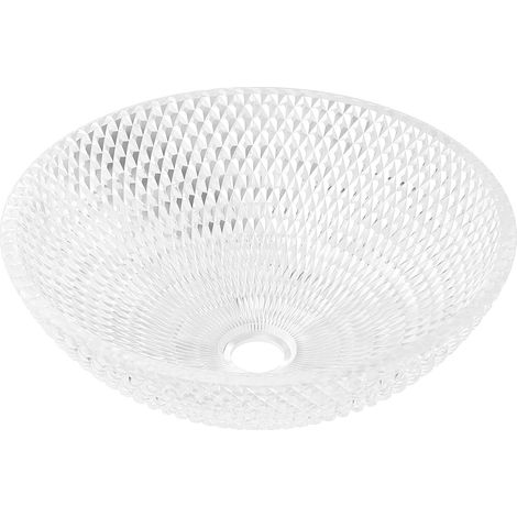 Mexen Olza lavabo de vidrio sobre encimera 42 x 42 cm, transparente - 24094200 (1/5)