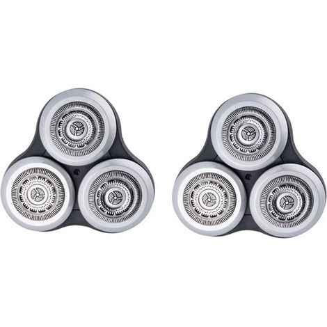 2X Têtes de Rechange SH90 pour Rasoirs Series 9000 S9911 S9731 S9711 S9511 S9111 S9031 S9988 Lame Rasoir (1/4)