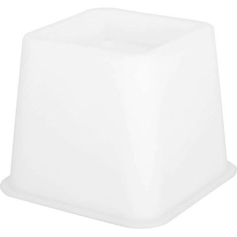 4 rehausseurs de chaise blancs, rehausseurs de meubles, rehausseurs de canapé-lit, outils pour augmenter la hauteur (1/5)