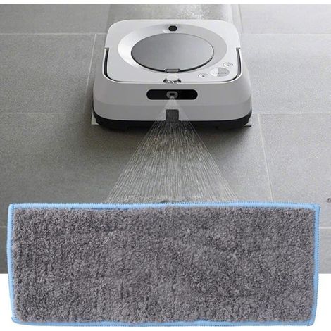 Dilwe-Robot nettoyeur Mop Chiffon De Nettoyage Remplacement Pièces De Rechange Pour Braava Jet M6 (Nettoyage Humide)-LAT (1/4)