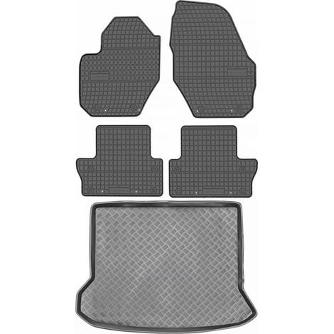 Volvo XC60 I SUV (2008–2017) – SET: Gummifußmatten + Kofferraummatte (1/5)