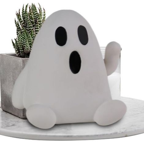 Figurines d'Halloween - Figurine fantôme mignonne avec mains qui agitent - (1/5)