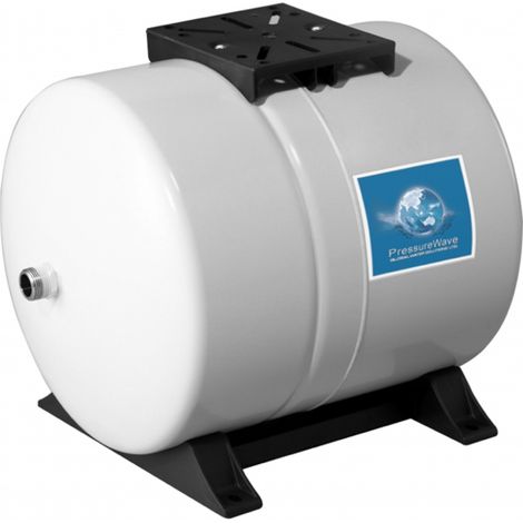 IDROSFERA IN ACCIAIO INOX VERNICIATA ORIZZONTALE CON MEMBRANA FISSA 10 BAR MODELLO PWB-LH - LT 80 - 1G - 10 BAR - GWS