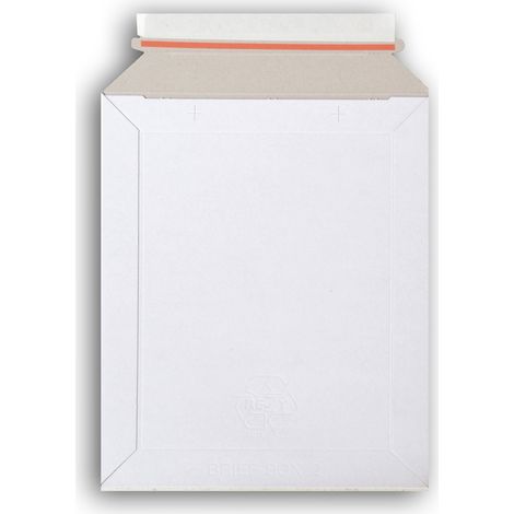 Lot de 10 enveloppes carton B-Box 2 BLANC compatible Lettre Suivie / Lettre Max La Poste