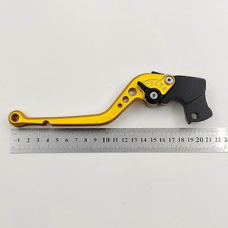 Accessoires pour motos KTM RC125/200/390 Duke 250 : poignée de klaxon d'embrayage modifiée, biellette de direction (longue poignée dorée). (1/5)