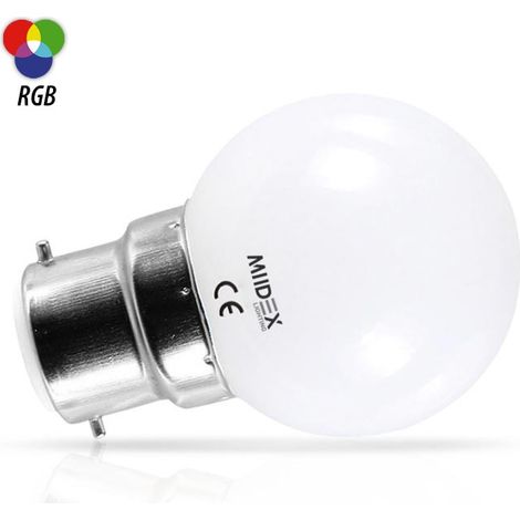 Ampoules de couleur B22 Bulb RGB
