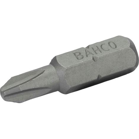 Bahco 1/4 Standard Schraubendreher Bits für PH2G-Phillips-Schnellbauschrauben 25 mm - 10 Stk/Kunststoffbox (1/3)