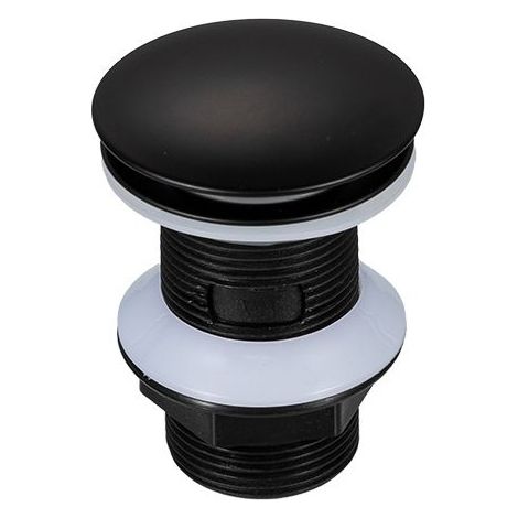 Bonde escamotable promotionnelle, bonde escamotable sans trop-plein, bonde évier pop up universelle, bonde évier, bonde noire pour éviers et éviers (1/5)