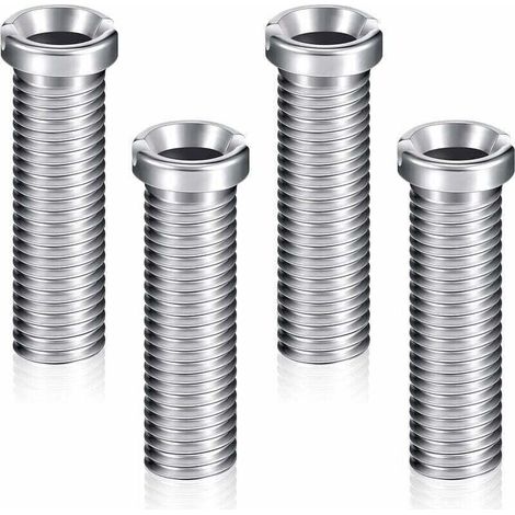 4 tornillos para cesta de fregadero de 45 mm, tornillos de tapón de desagüe de acero inoxidable, accesorios de fijación, tornillos para pernos de fregadero, tornillos para tapón de colador de cesta de