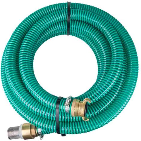 Saugschlauch 1 Zoll, PVC, 7m, mit Fußventil, Sauggarnitur (1/2)