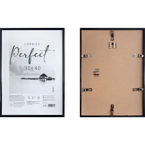 Cornice Portafoto da Parete Perfect Black 30 x 40 cm
