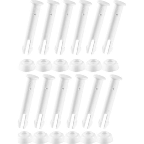 Lot De 12 Pièces De Rechange Pour Piscine, Joints De Piscine En Plastique, Goupilles En Plastique Pour Joints De Piscine, Broche Pour Cadre De Piscine, 2.16in