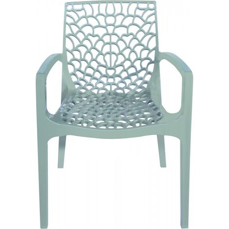 POLTRONA GRUVYER IN POLIPROPILENE - GRANDSOLEIL Colore: Verde (1/2)