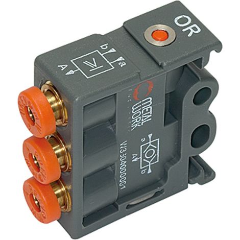 Riegler Pneumatik Logikelement, OR, Technopolymer, DN 2,7 (1/3)