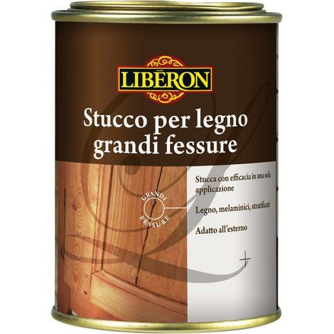 Stucco Liberon per legno grandi fessure bianco ml.200 (1/2)