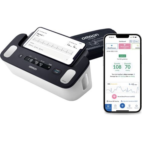 Omron Complete 2-in-1 Blutdruckmessgerät und EKG-Monitor (1/5)