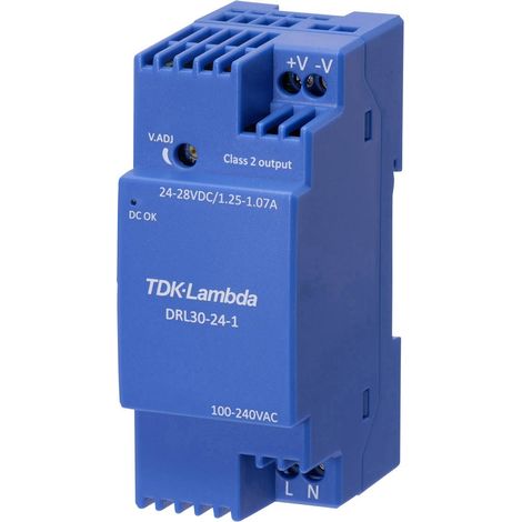 TDK-Lambda DRL30-12-1 Alimentation rail DIN 12 V 2.1 A 25.2 W Contenu 1 pc(s) C637811 (1/2)